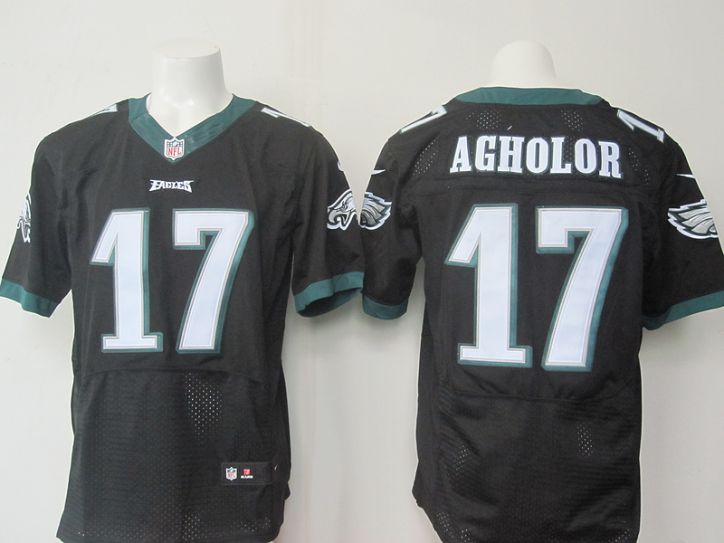 NFL Philadelphia Eagles 17 Agholor Black nike elite jersey